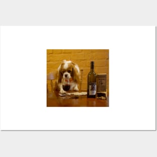 The Wine Connoisseur  - by Avril Thomas Posters and Art